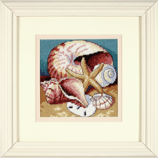 Buy Dimensions Shell Collage Needlepoint Kit by World of Jewellery