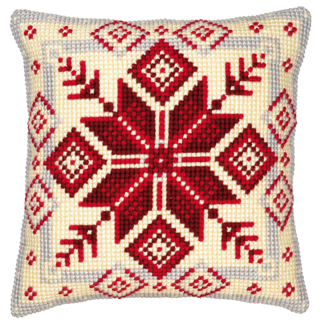 Buy Vervaco Geometric Cushion Cross Stitch Kit by World of Jewellery