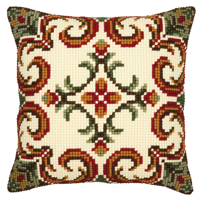 Buy Vervaco Geometric Design Cushion Cross Stitch Kit by World of Jewellery