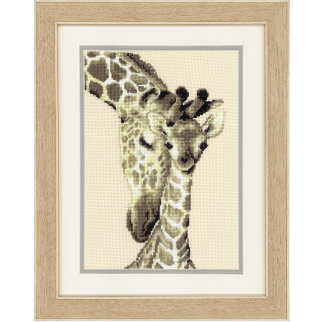 Buy Vervaco Giraffe Family Cross Stitch Kit by World of Jewellery