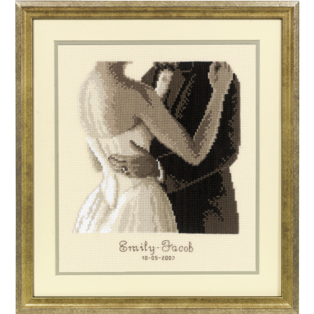 Buy Vervaco Wedding Record To Have and To Hold Cross Stitch Kit by World of Jewellery