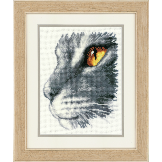 Buy Vervaco Majestic Cat Cross Stitch Kit by World of Jewellery