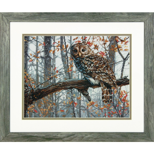 Buy Dimensions Wise Owl Cross Stitch Kit by World of Jewellery