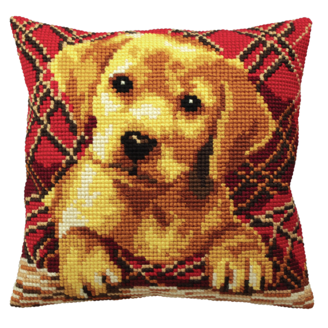 Buy Collection dArt Brady Cushion Cross Stitch Kit by World of Jewellery