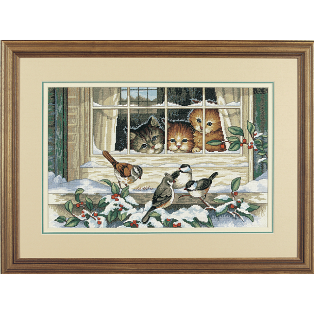 Buy Dimensions Three Bird Watchers Cross Stitch Kit by World of Jewellery