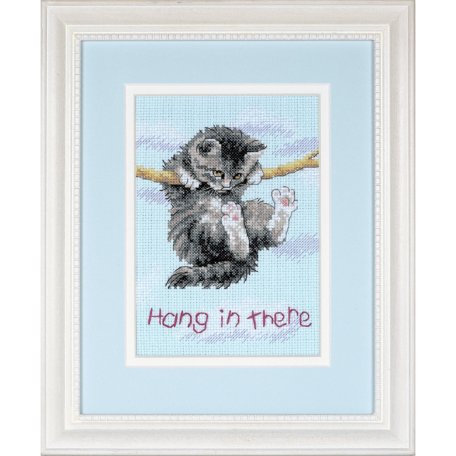 Buy Dimensions Hang on Kitty Cross Stitch Kit by World of Jewellery