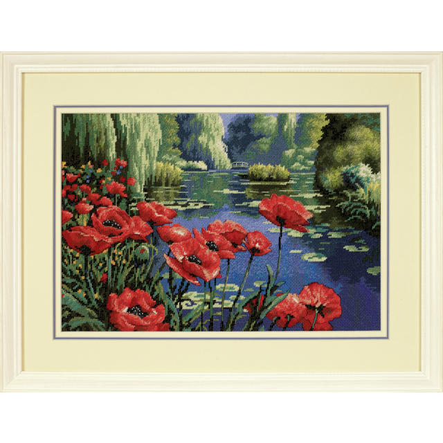 Buy Dimensions Lakeside Poppies Needlepoint Kit by World of Jewellery