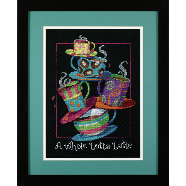 Buy Dimensions A Whole Lotta Latte Cross Stitch Kit by World of Jewellery