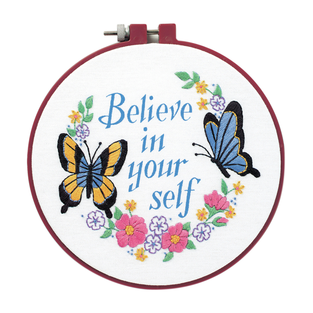 Buy Dimensions Believe in Yourself Embroidery Kit by World of Jewellery