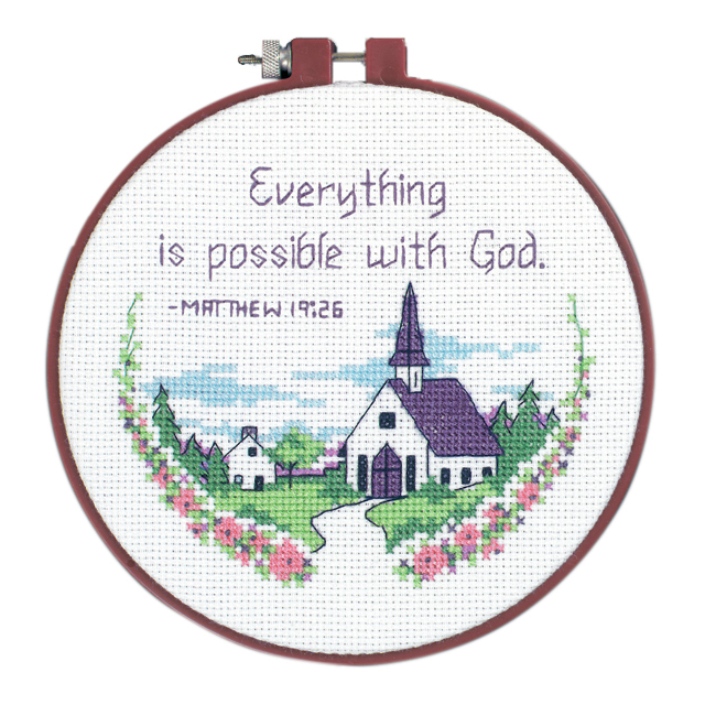 Buy Dimensions Everything Is Poss Cross Stitch Kit by World of Jewellery