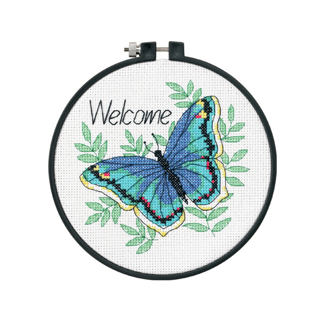 Buy Dimensions Welcome Butterfly Cross Stitch Kit by World of Jewellery