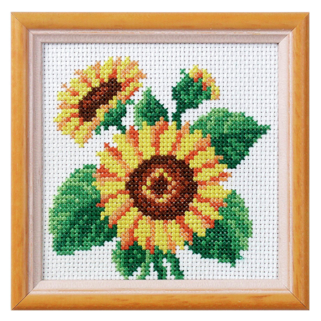 Buy Orchidea Sunflower Cross Stitch Kit by World of Jewellery