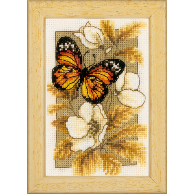 Buy Vervaco Butterfly 1 Cross Stitch Kit by World of Jewellery
