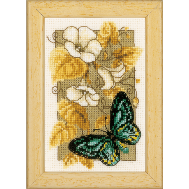 Buy Vervaco Butterfly 2 Cross Stitch Kit by World of Jewellery