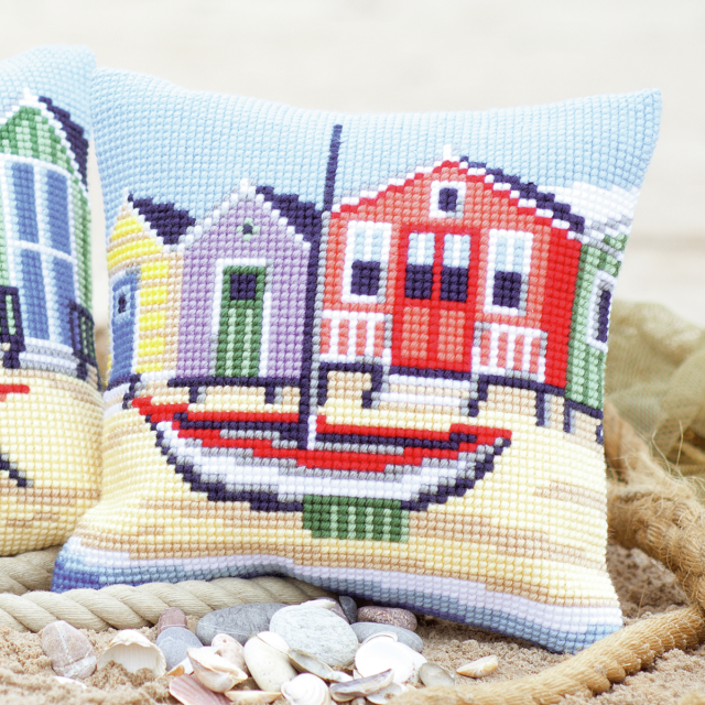 Buy Vervaco Boat Cushion Cross Stitch Kit by World of Jewellery