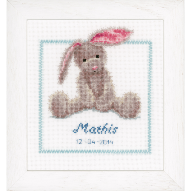 Buy Vervaco Cute Bunny Cross Stitch Kit by World of Jewellery