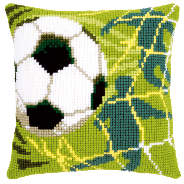 Buy Vervaco Football Cushion Cross Stitch Kit by World of Jewellery