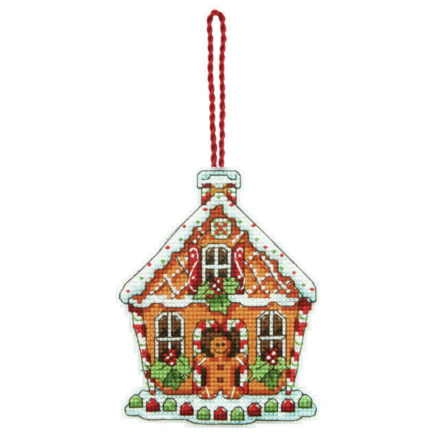 Buy Dimensions Gingerbread House Ornament Cross Stitch Kit by World of Jewellery