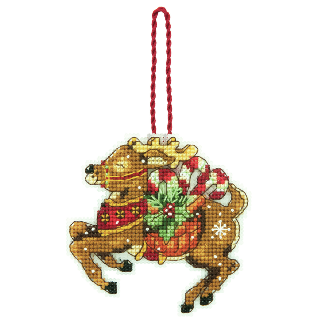 Buy Dimensions Reindeer Ornament Cross Stitch Kit by World of Jewellery