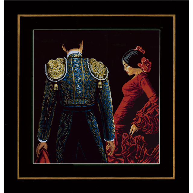 Buy Lanarte Dancing In Passion Cross Stitch Kit by World of Jewellery