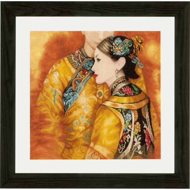 Buy Lanarte Asian Couple Cross Stitch Kit by World of Jewellery