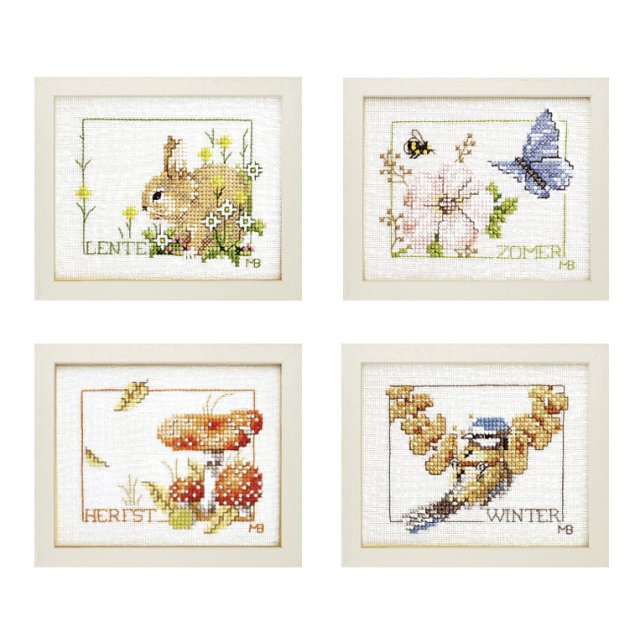 Buy Lanarte Four Seasons Cross Stitch Kit by World of Jewellery