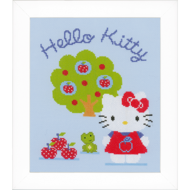 Buy Vervaco Hello Kitty & Apple Tree Cross Stitch Kit by World of Jewellery