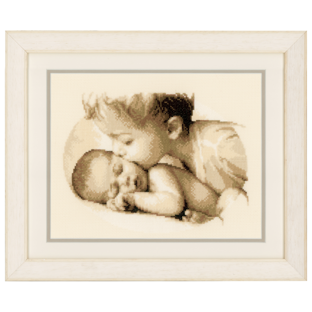 Buy Vervaco Brotherly Love Cross Stitch Kit by World of Jewellery