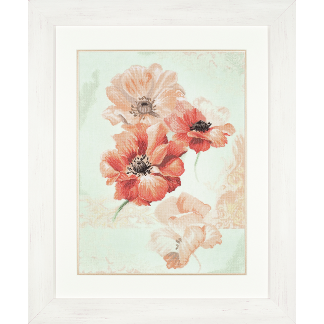 Buy Lanarte Sky Anemone Cross Stitch Kit by World of Jewellery