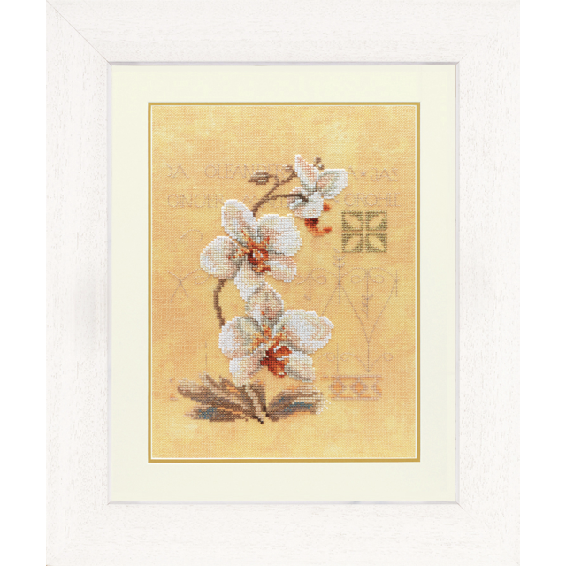 Buy Lanarte Three Orchids Cross Stitch Kit by World of Jewellery