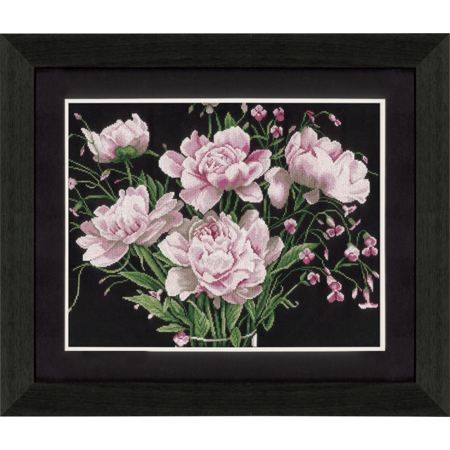 Buy Lanarte Pink Roses Cross Stitch Kit by World of Jewellery