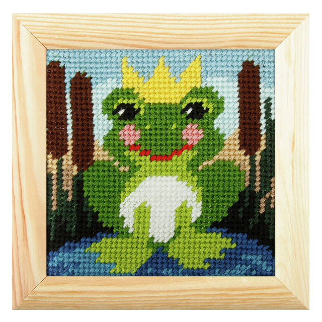 Buy Orchidea Frog Mini Embroidery Kit by World of Jewellery