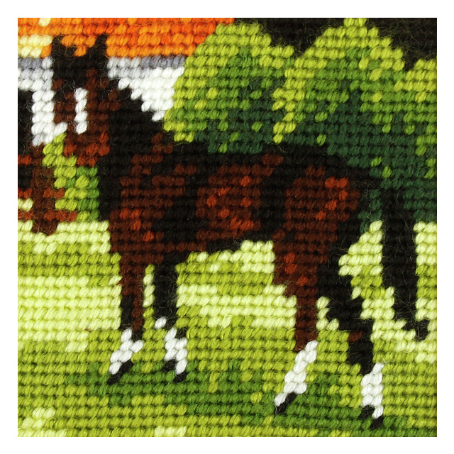 Buy Orchidea Brown Horse Embroidery Kit by World of Jewellery