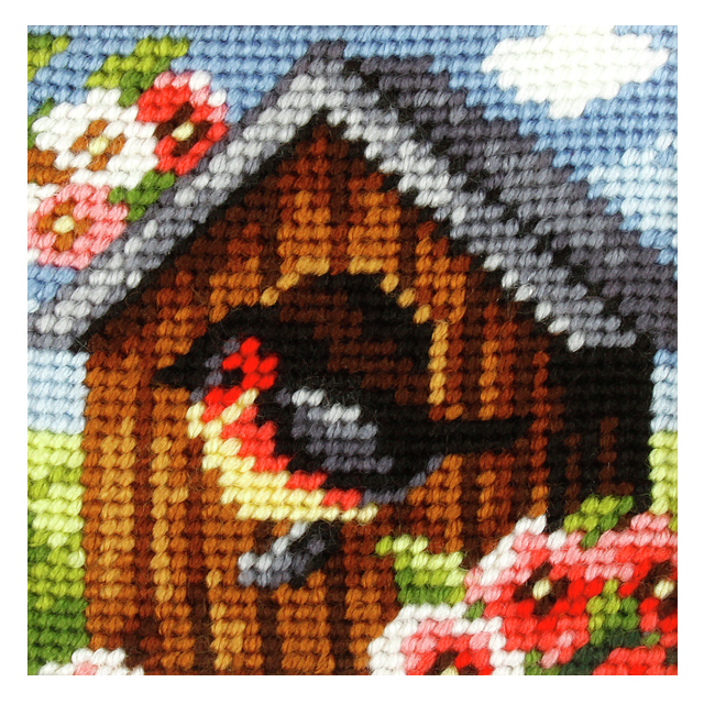 Buy Orchidea Bird House Embroidery Kit by World of Jewellery