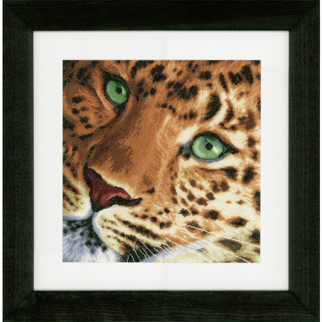 Buy Lanarte Leopard Cross Stitch Kit by World of Jewellery