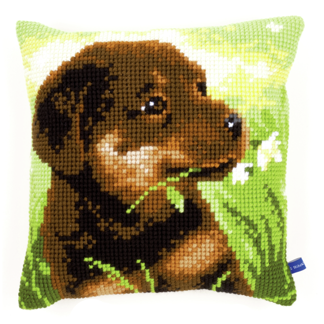 Buy Vervaco Rottweiler Puppy Cushion Cross Stitch Kit by World of Jewellery