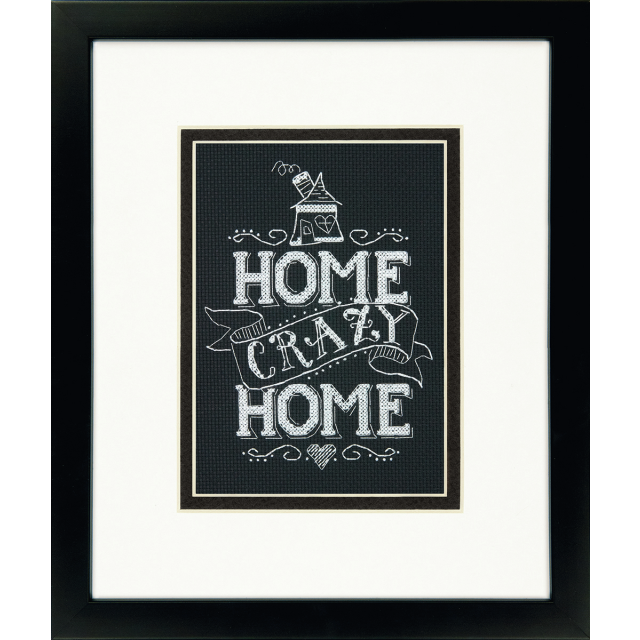 Buy Dimensions Home Crazy Home Cross Stitch Kit by World of Jewellery