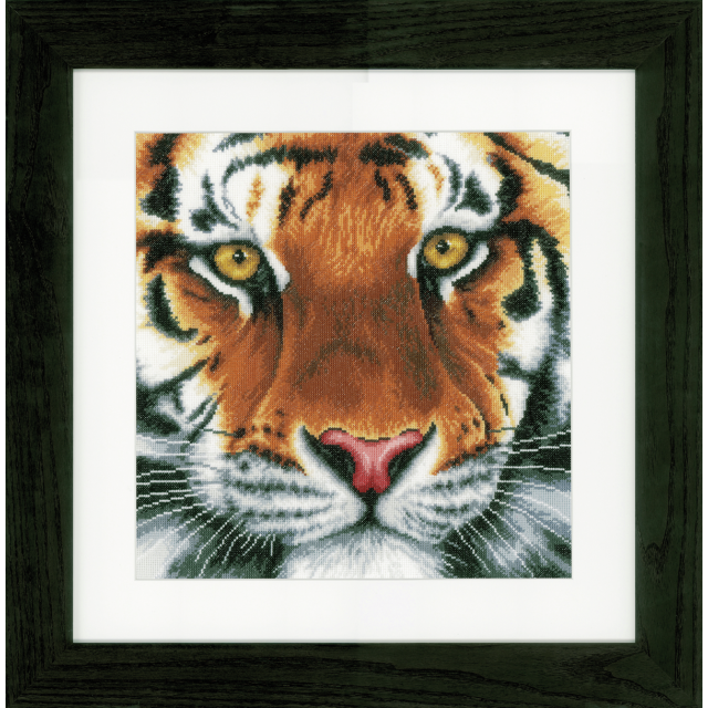Buy Lanarte Tiger Cross Stitch Kit by World of Jewellery