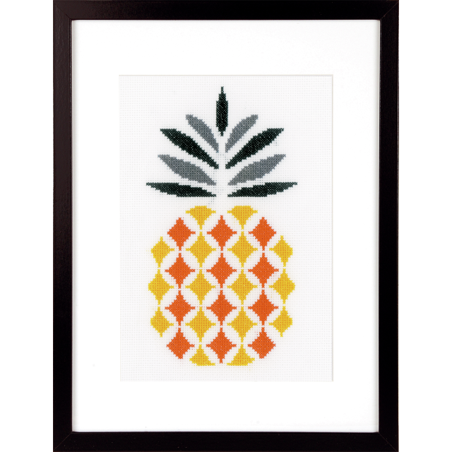 Buy Vervaco Pineapple Cross Stitch Kit by World of Jewellery