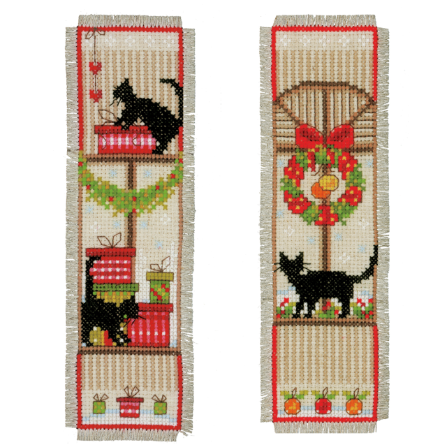 Buy Vervaco Bookmar Christmas Atmosphere Cross Stitch Kit by World of Jewellery
