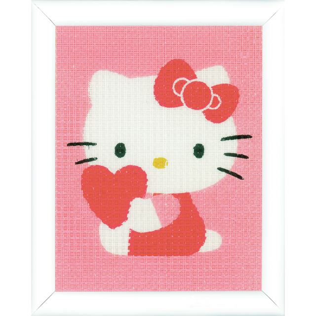 Buy Vervaco Hello Kitty With Heart Tapestry Kit by World of Jewellery