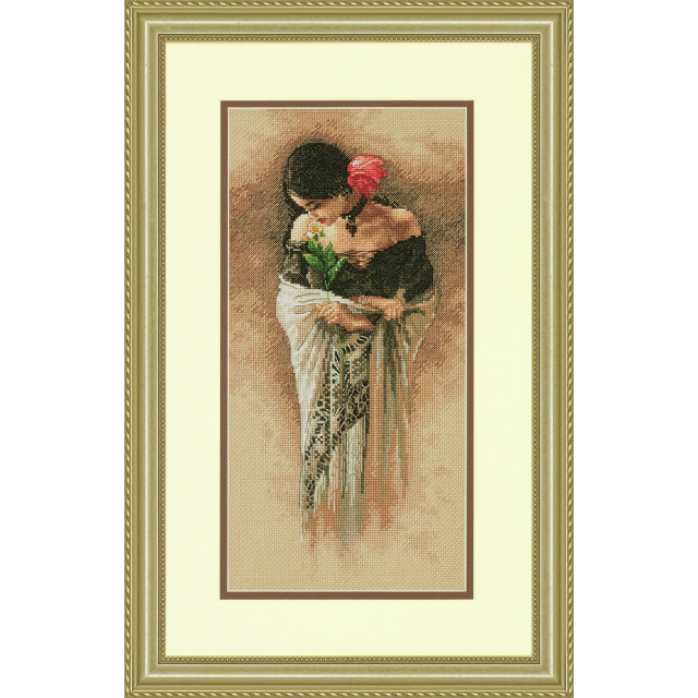 Buy Dimensions The Rose Cross Stitch Kit by World of Jewellery