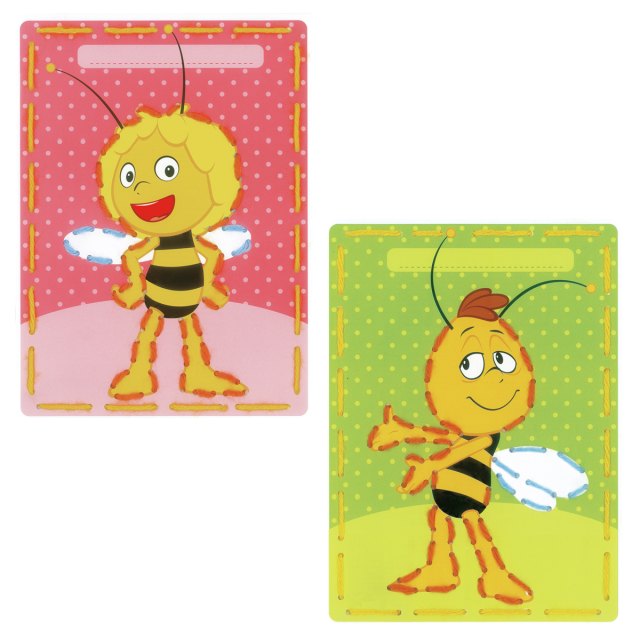 Buy Vervaco Maya and Willy Set of 2 Children's Embroidery Card Kit by World of Jewellery