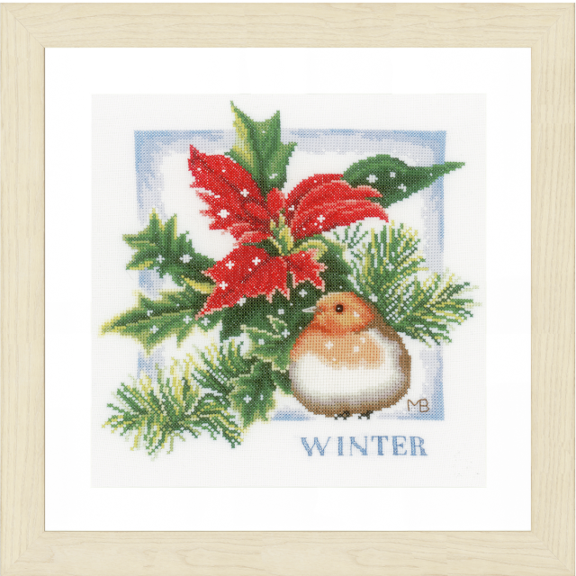 Buy Lanarte Winter Cross Stitch Kit by World of Jewellery