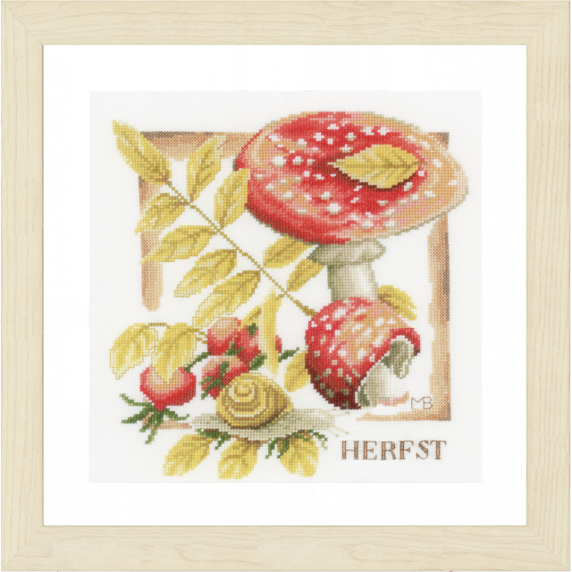 Buy Lanarte Fall Cross Stitch Kit by World of Jewellery