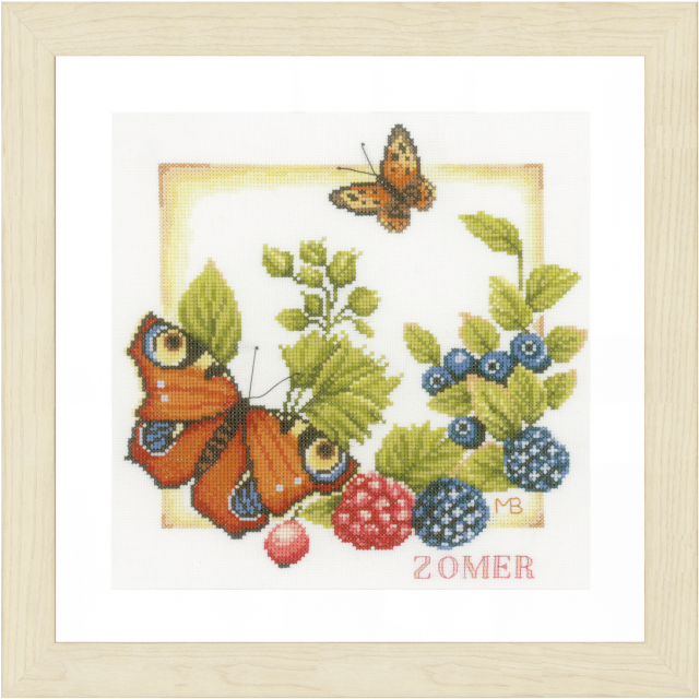 Buy Lanarte Summer Cross Stitch Kit by World of Jewellery