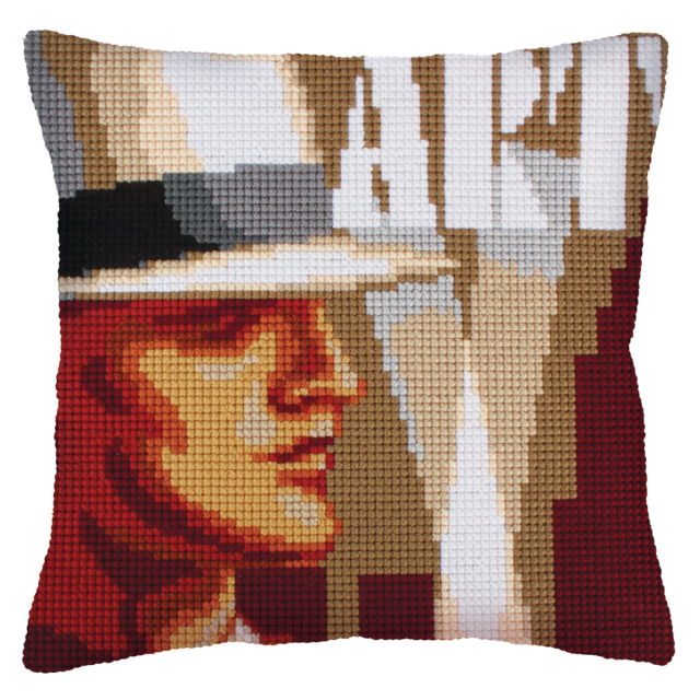 Buy Collection dArt Art Deco 1 Cushion Cross Stitch Kit by World of Jewellery