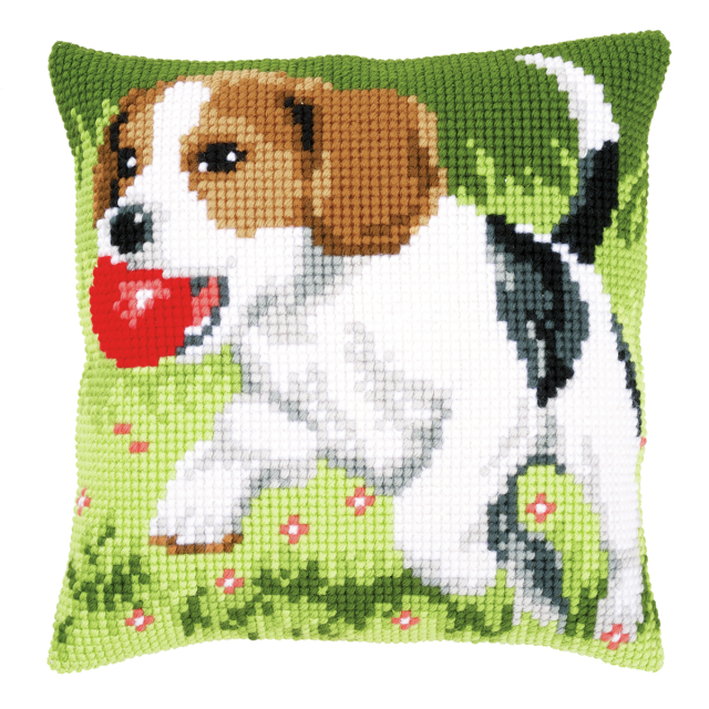 Buy Vervaco Beagle Cushion Cross Stitch Kit by World of Jewellery