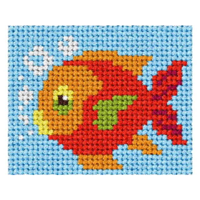 Buy Orchidea Fish Embroidery Kit by World of Jewellery