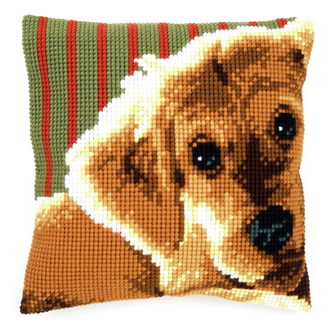 Buy Vervaco Dog Cushion Cross Stitch Kit by World of Jewellery